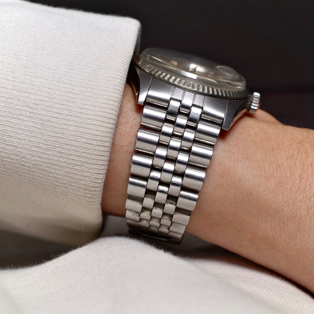 Rolex Datejust 1601 White Gold Bezel