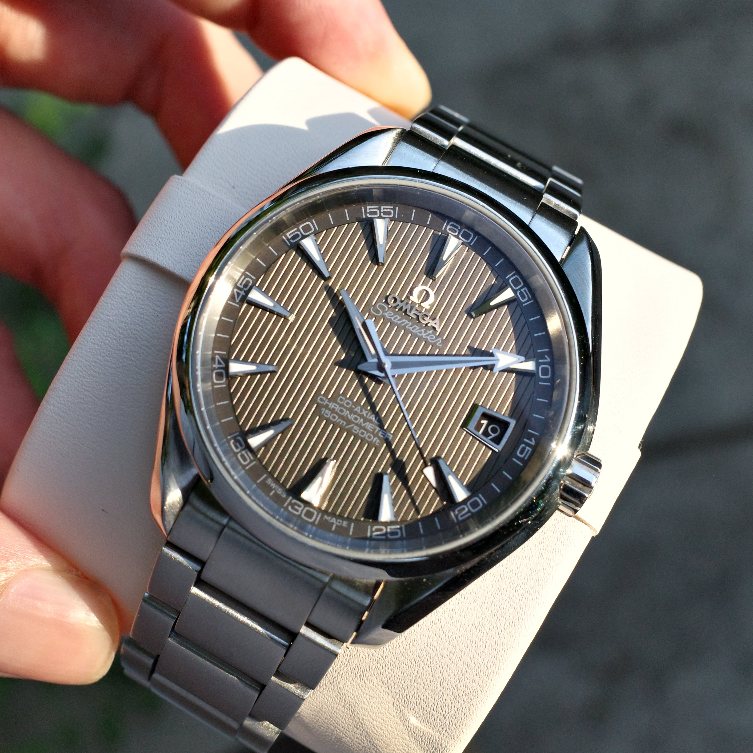 Omega Aqua Terra 231.10.42.21.06.001 Grey Teak "Sky Fall"