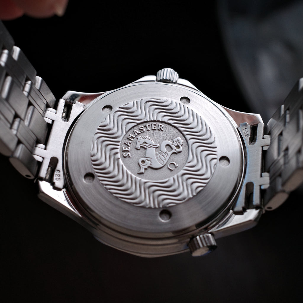 Omega SMP300 2230.50 White Gold Bezel