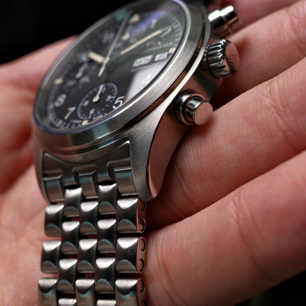 IWC Fliegerchronograph IW3706 with Pyramid bracelet