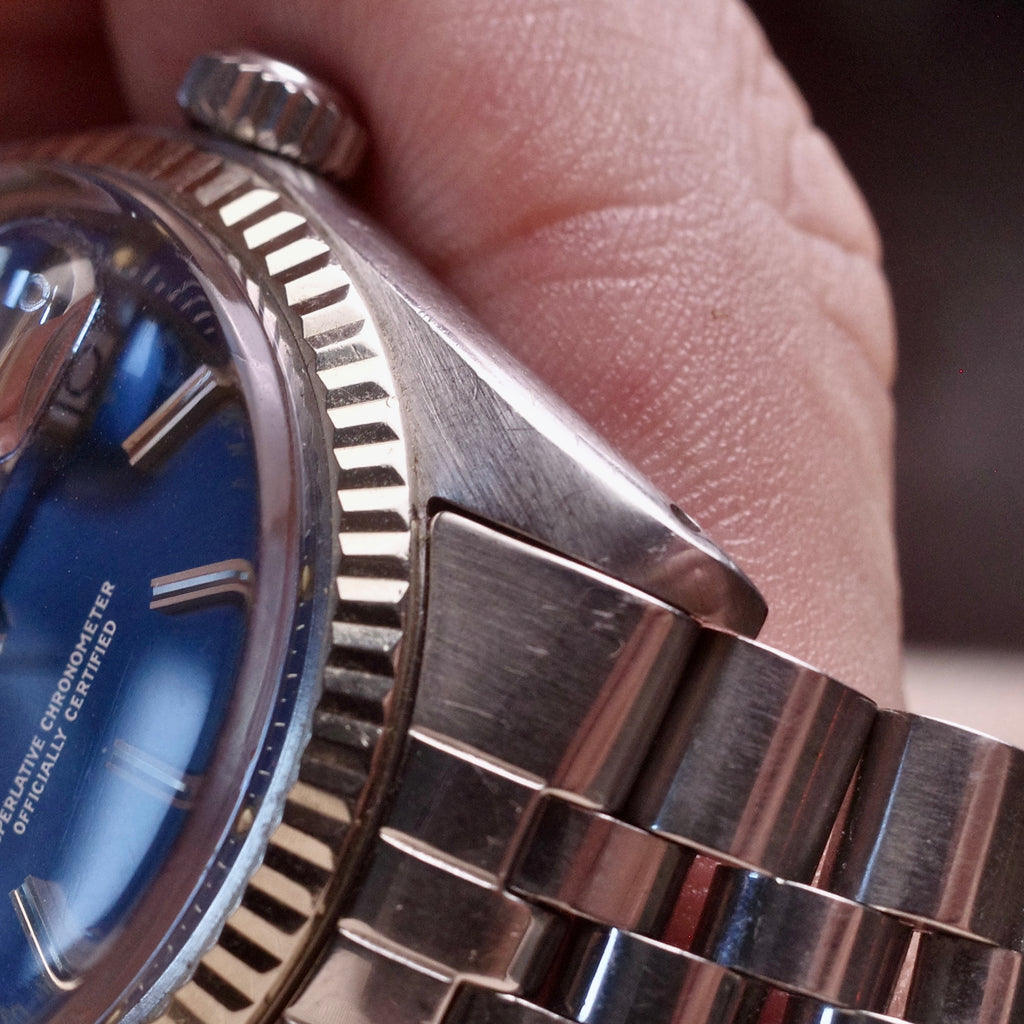 Rolex Datejust 1601 Blue White Boy Dial
