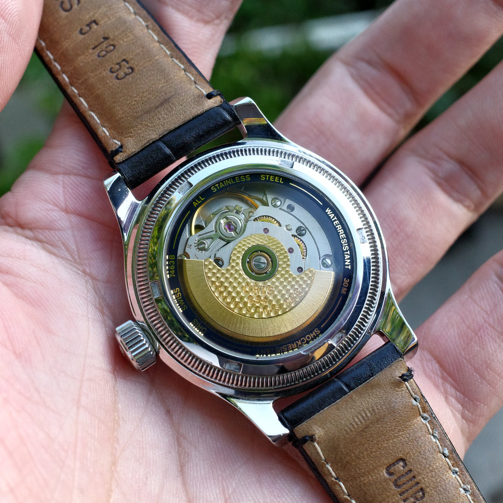 Oris Pointer Date 7463 with Box and Paper