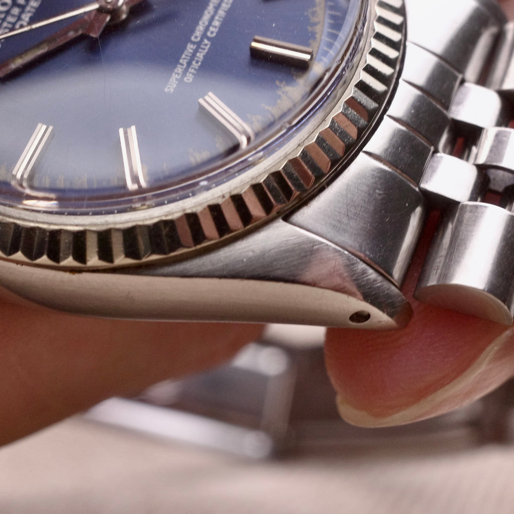 Rolex Datejust 1601 Blue White Boy Dial