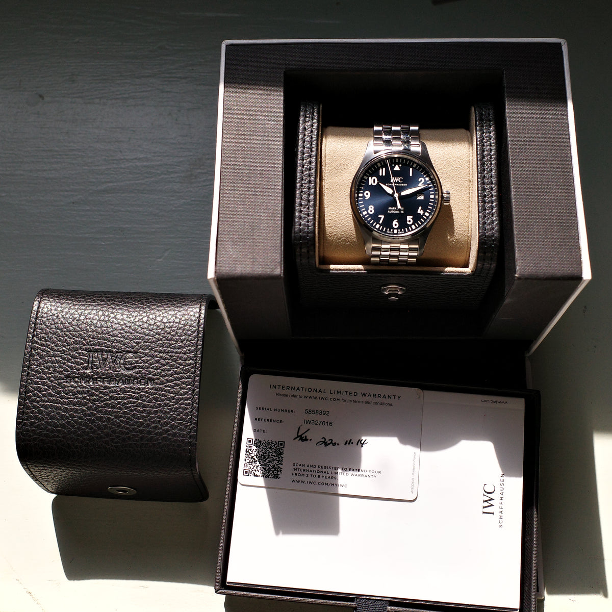 IWC Mark XVIII IW327016 Box and Papers