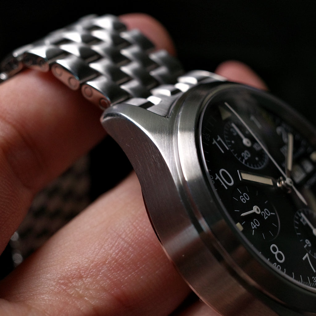 IWC Fliegerchronograph IW3706 with Pyramid bracelet
