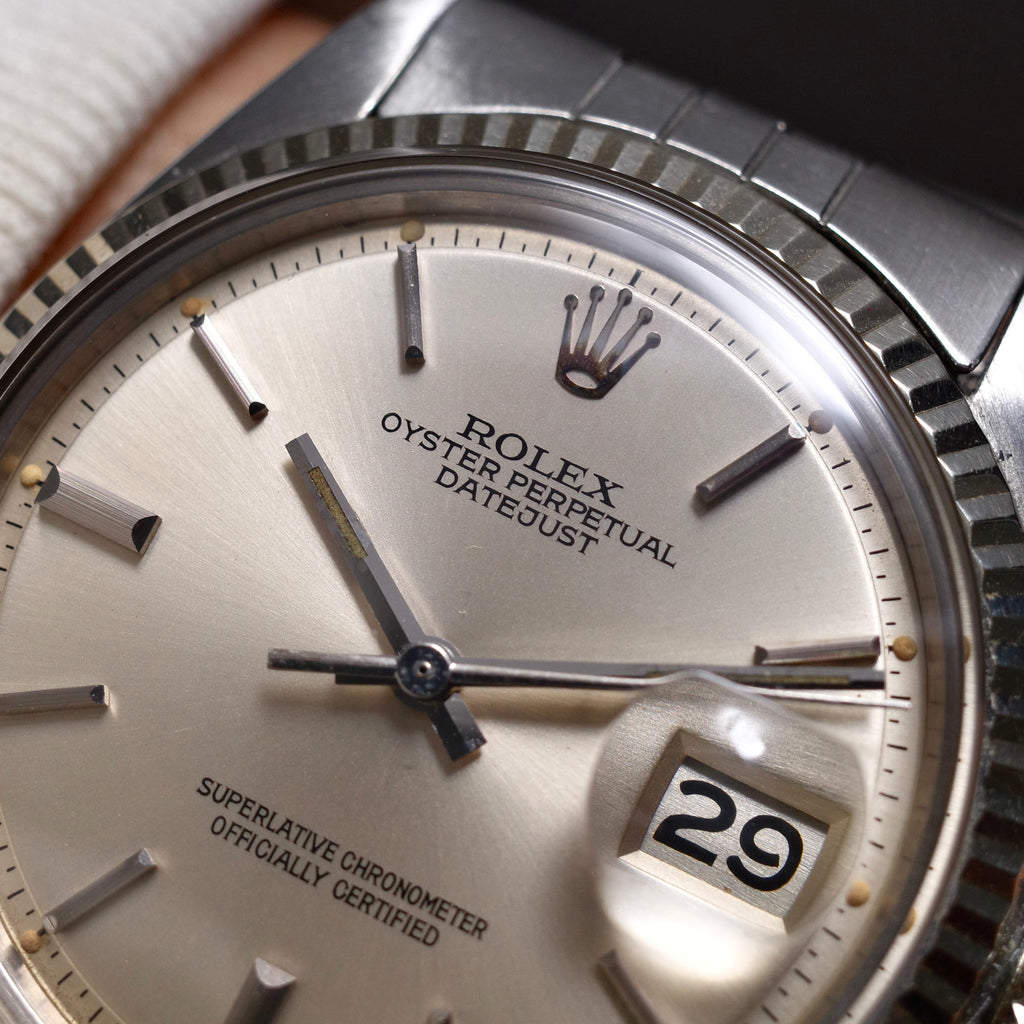 Rolex Datejust 1601 White Gold Bezel