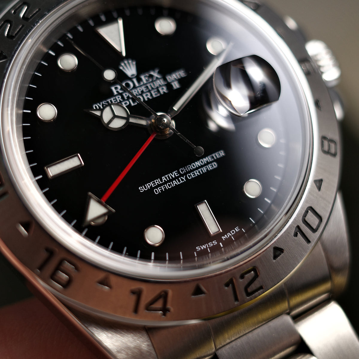 Rolex Explorer II 16570 Black Lacquer Dial - A series - 1999