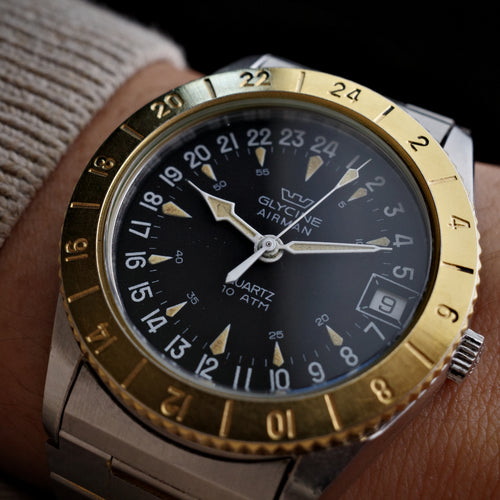 Glycine Airman Military Time 823.111 Quartz