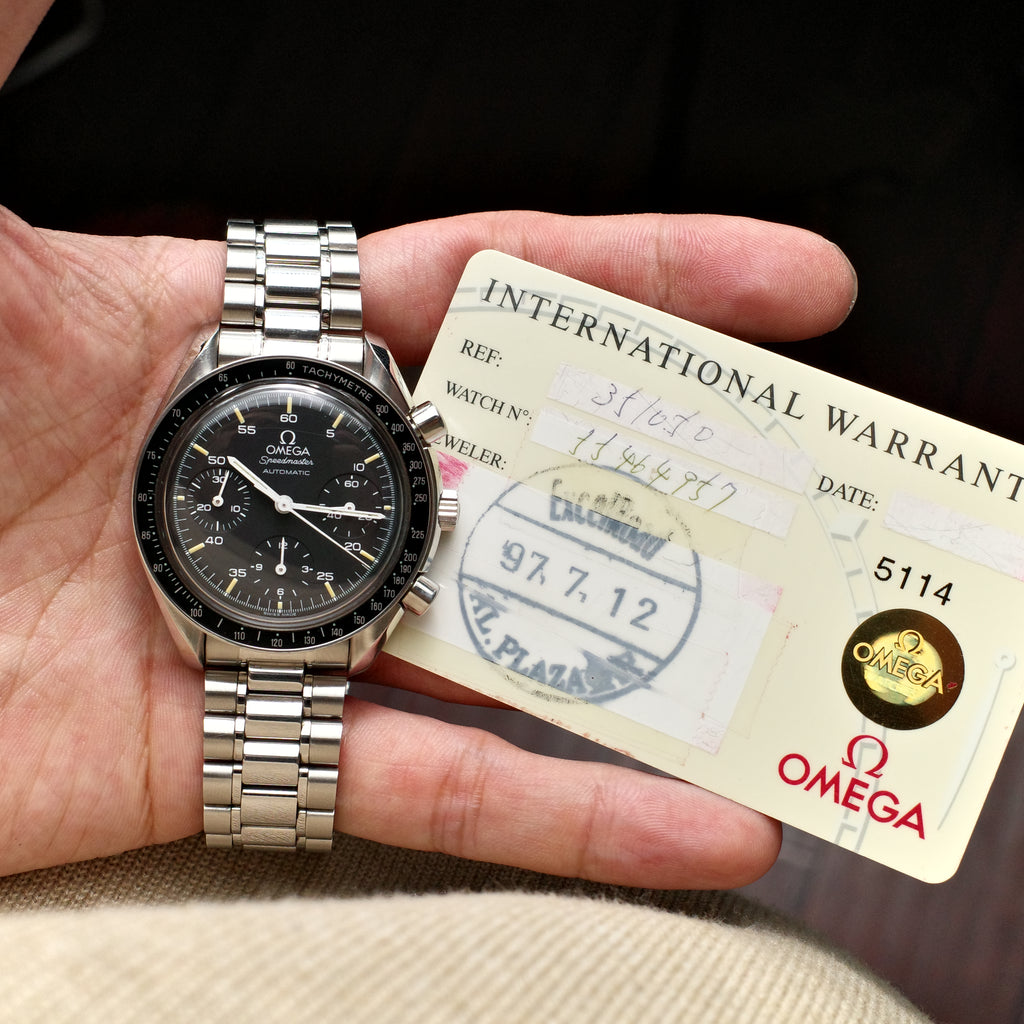 Omega Speedmaster Reduced 3510.50 Automatic - Warranty Card