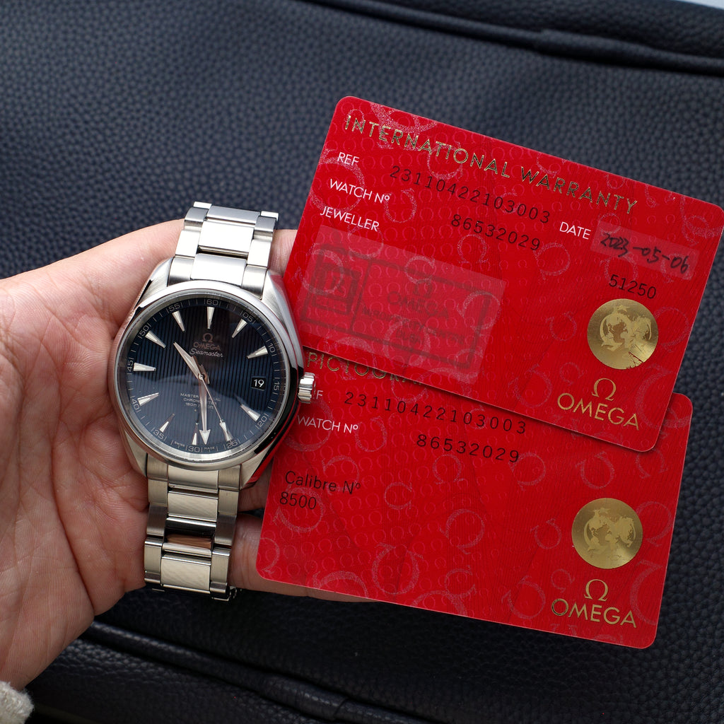 Omega Aqua Terra Blue Teak 42mm - 231.10.42.21.03.003