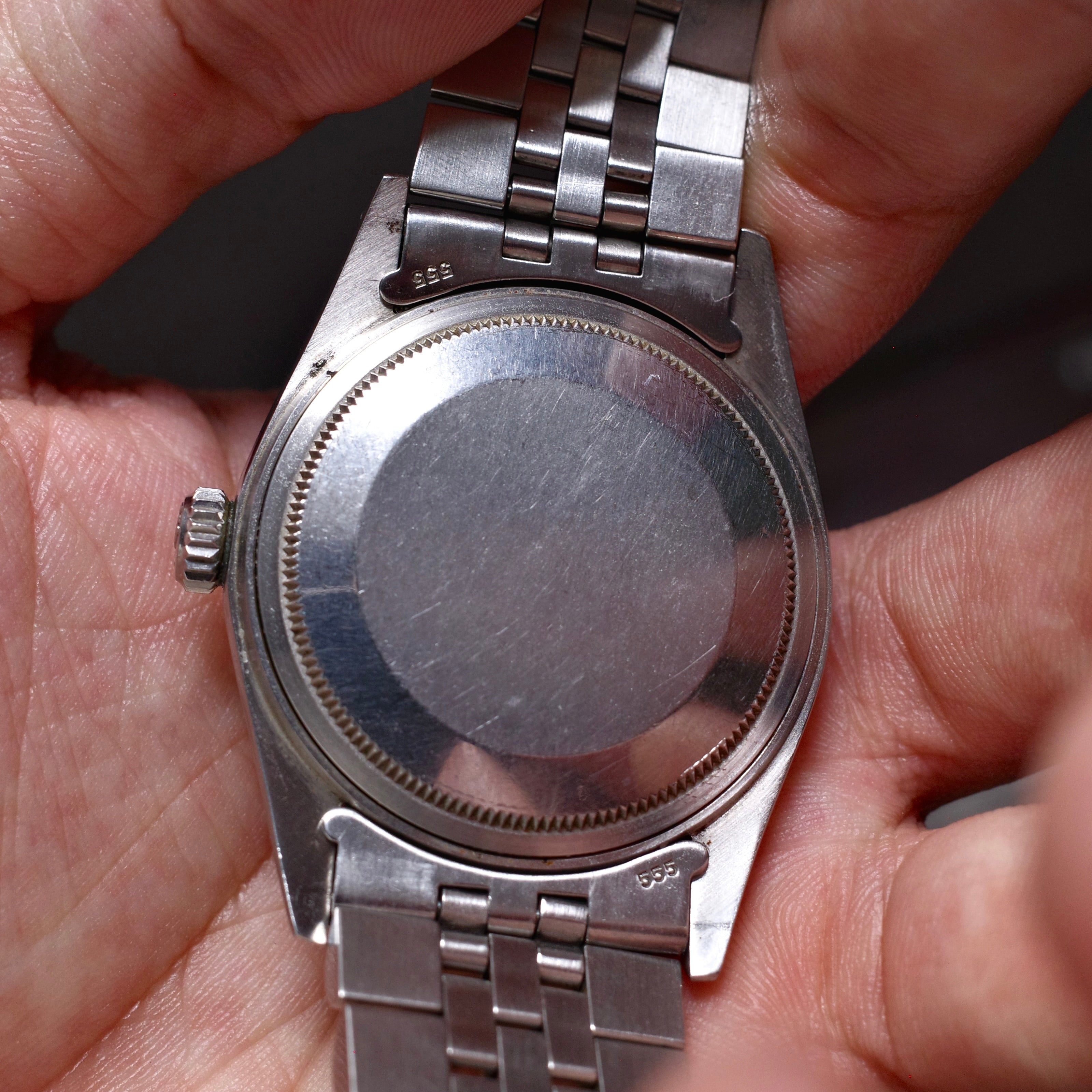 Rolex Datejust 1601 White Gold Bezel