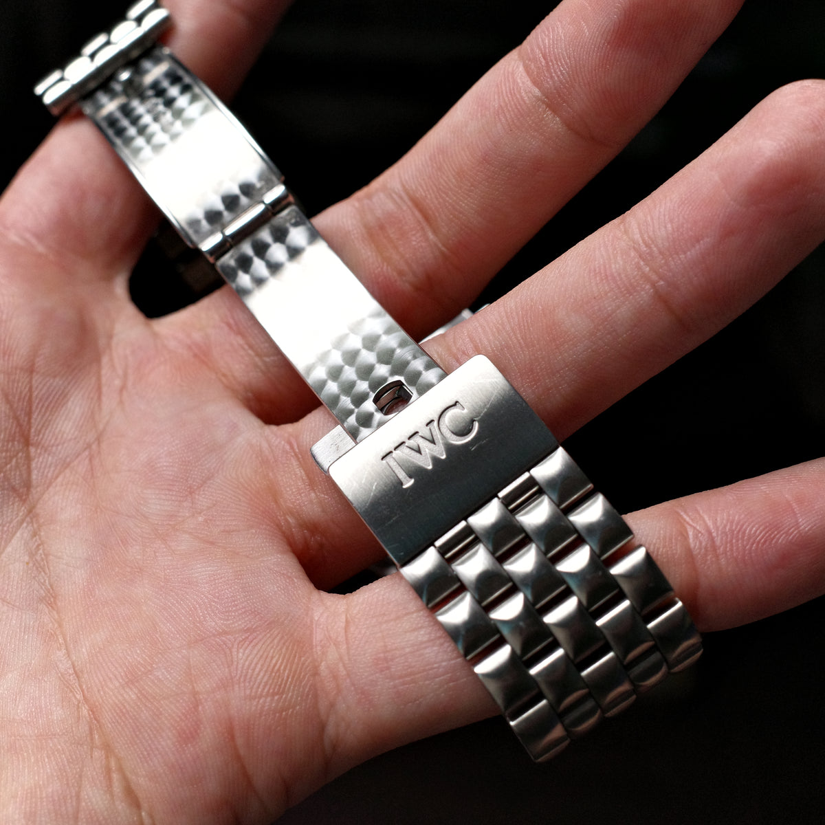 IWC Fliegerchronograph IW3706 with Pyramid bracelet
