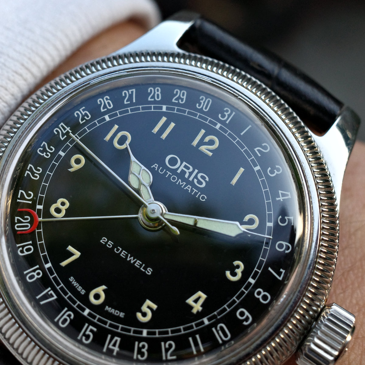 Oris Pointer Date 7463 with Box and Paper