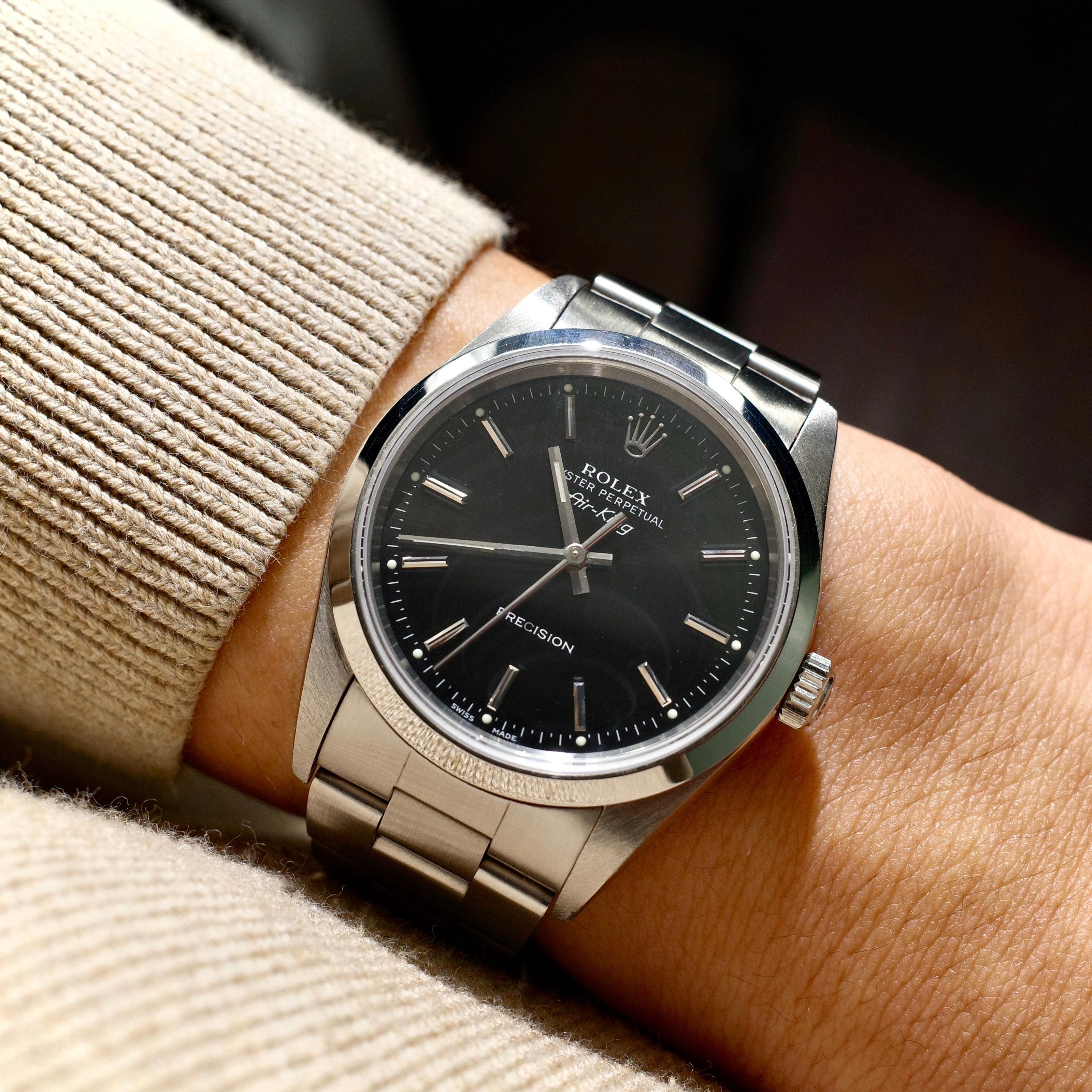 Rolex Air King 14000 with Box and Papers
