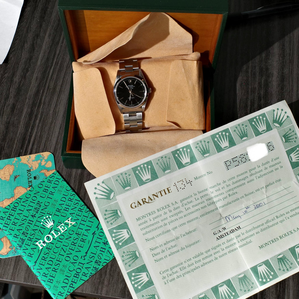 Rolex Air King 14000 with Box and Papers