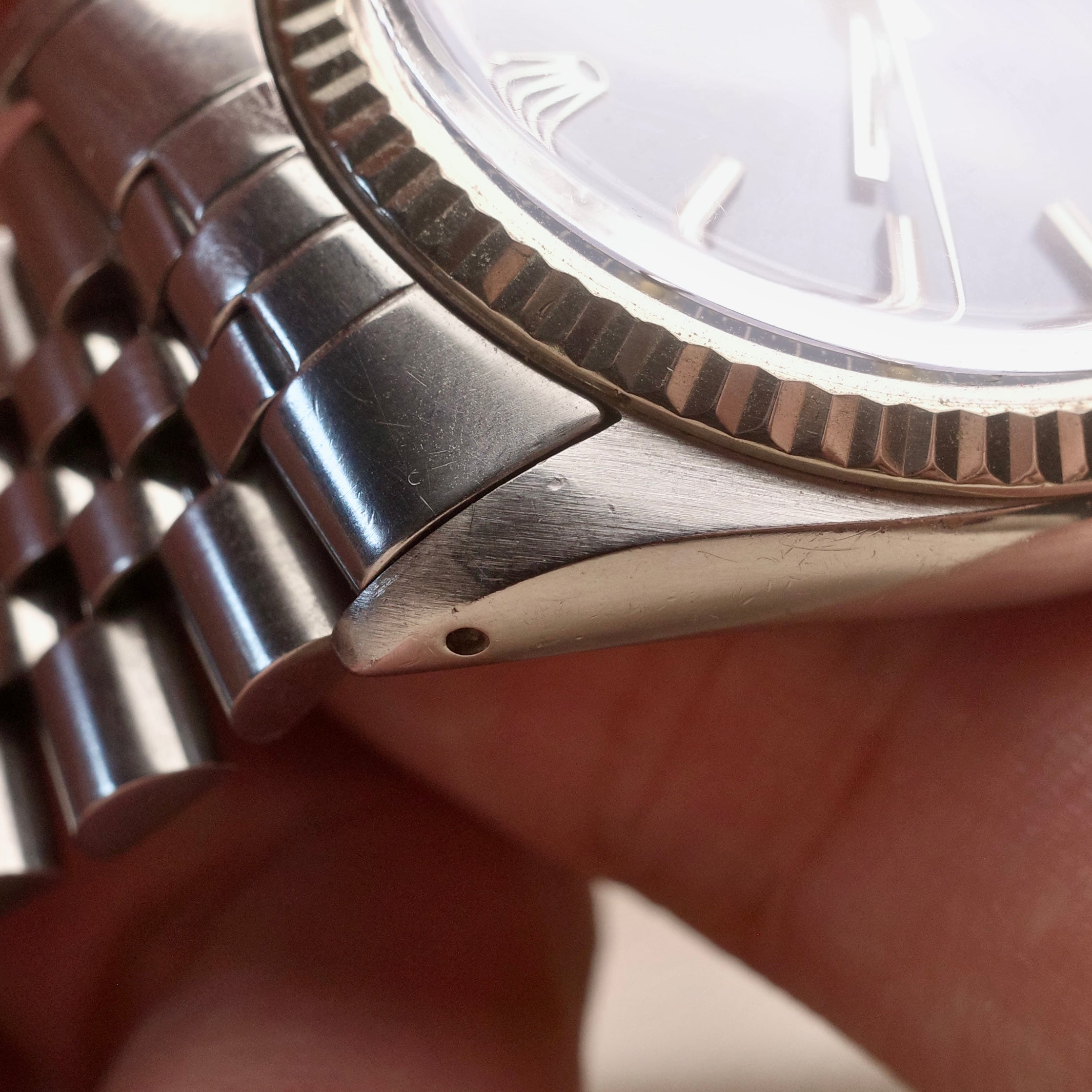 Rolex Datejust 1601 Blue White Boy Dial