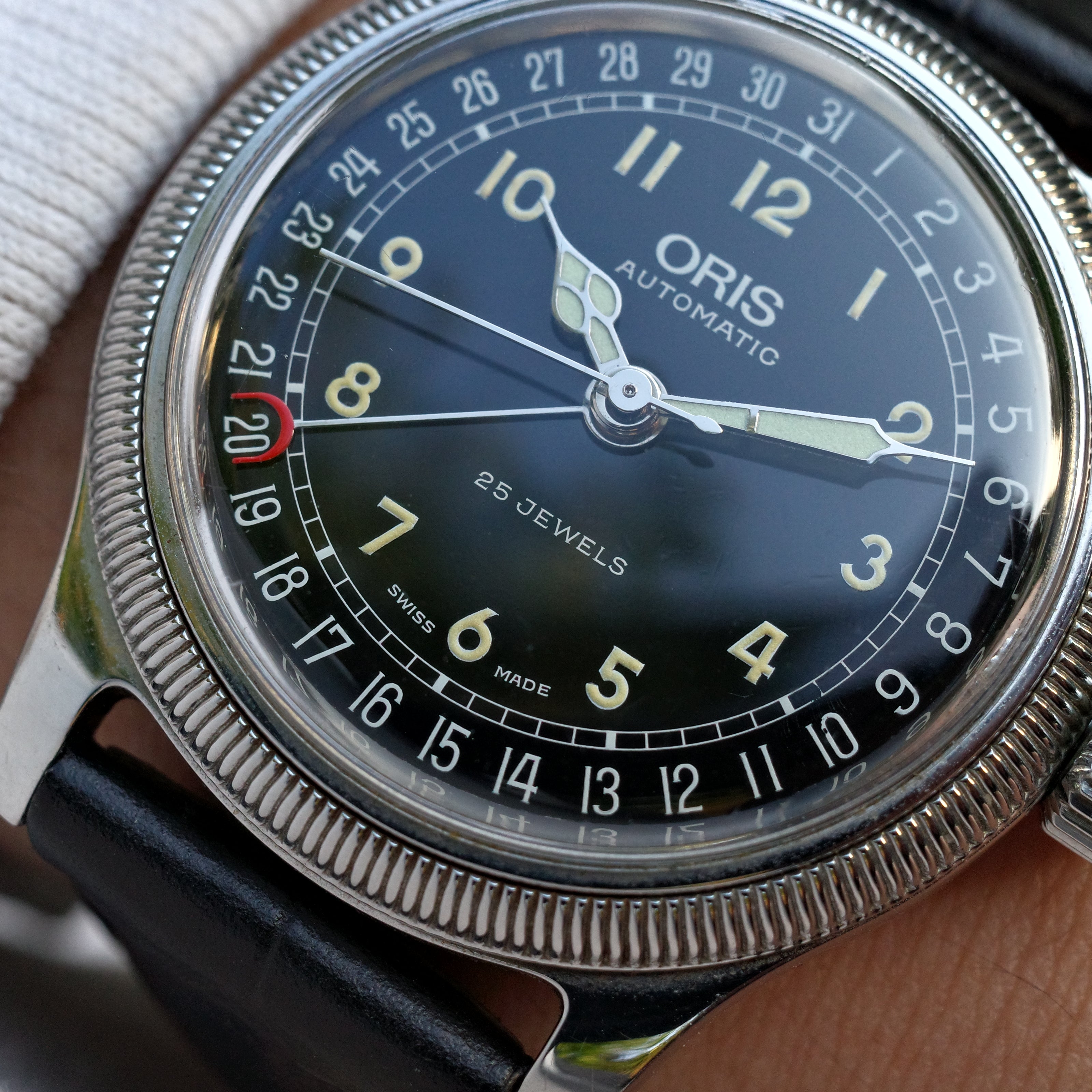 Oris Pointer Date 7463 with Box and Paper