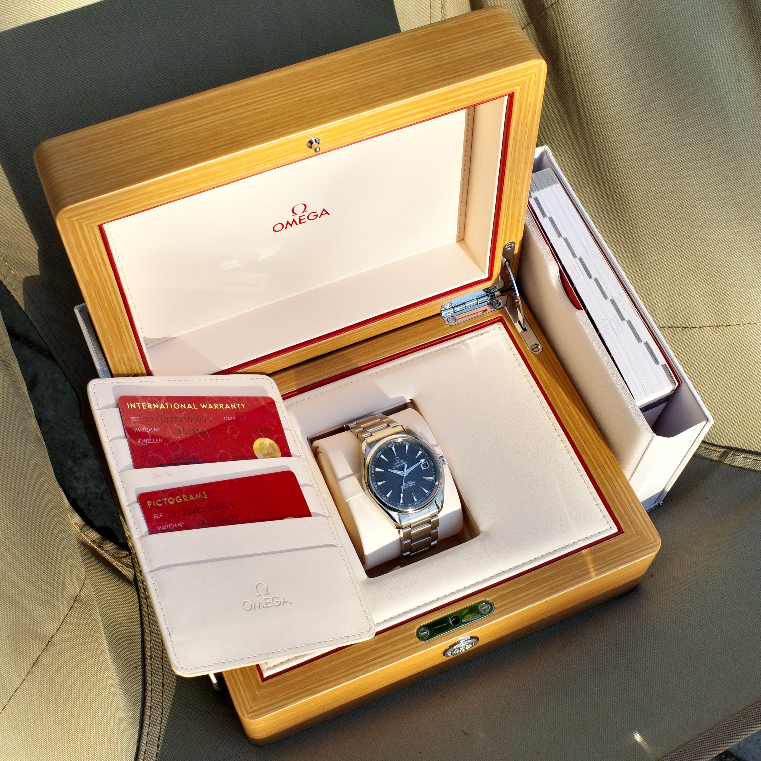 Omega Aqua Terra 231.10.42.21.06.001 Grey Teak "Sky Fall"
