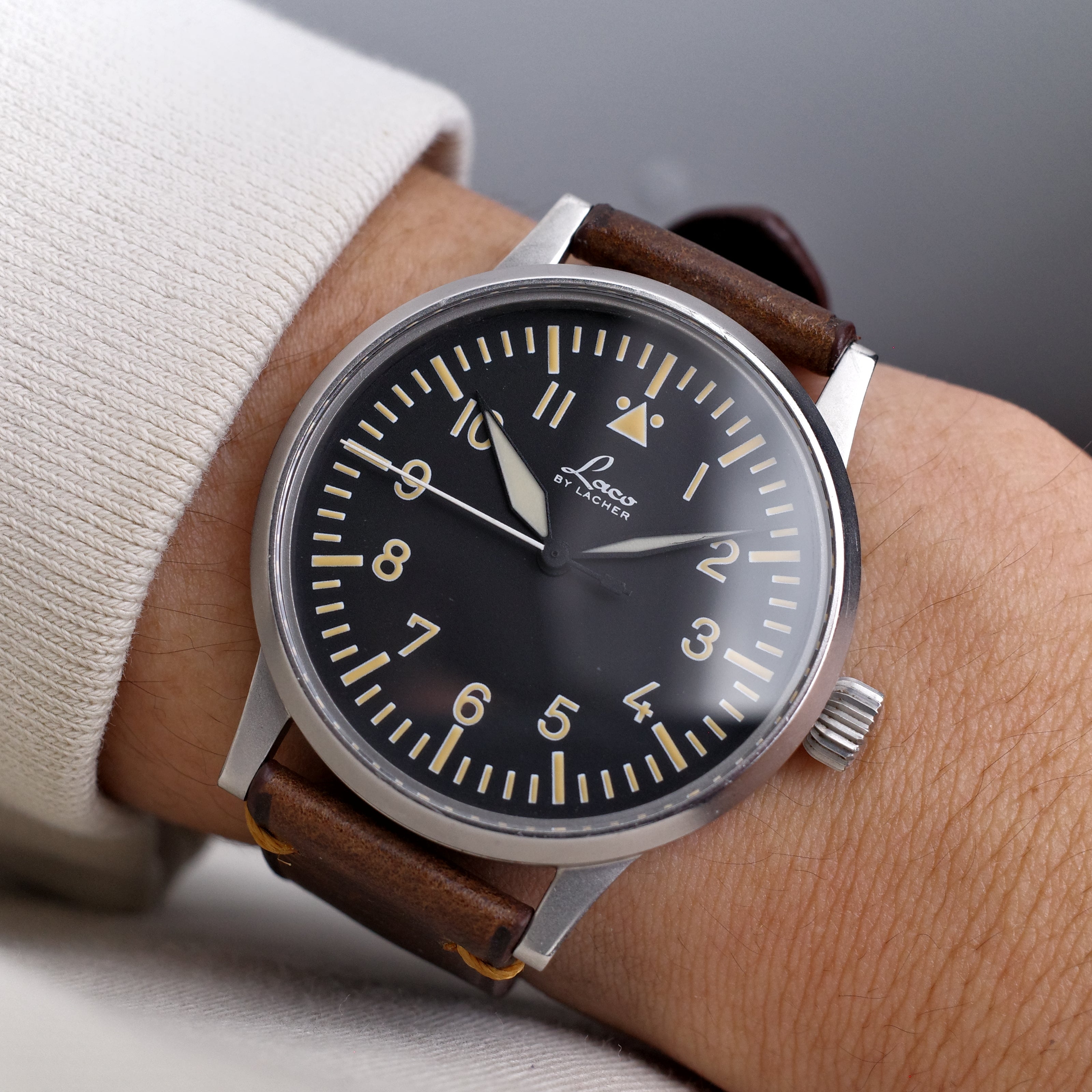 Laco Fliger 36mm Quartz early 2000