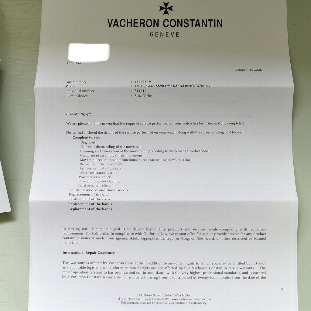 Vacheron Constantin Overseas 42042/423A-8890